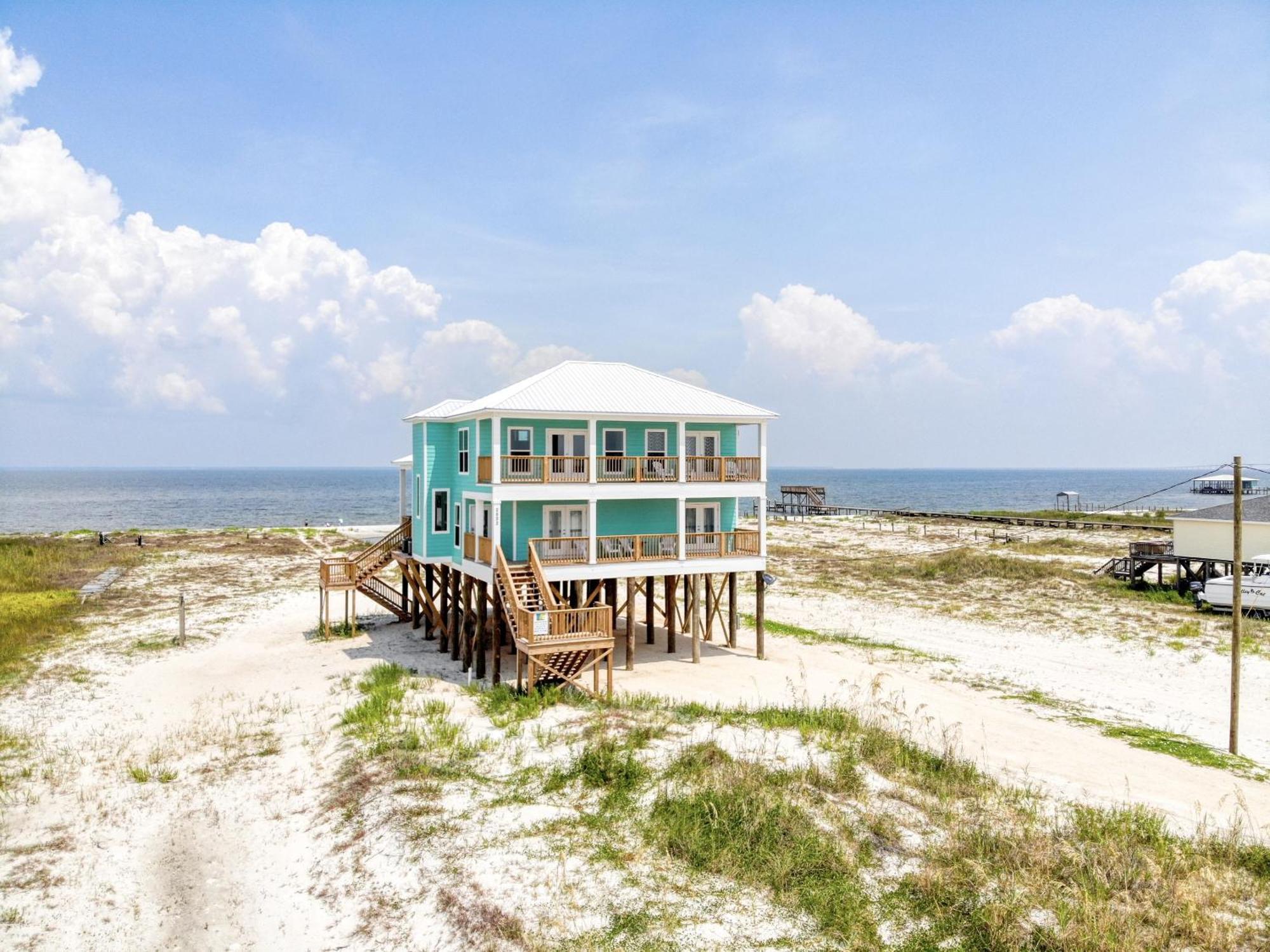 Salty Seahorse - Waterfront! Pet Friendly! Game Room, Pool Table, Beautiful Views - Room For The Whole Family Home Dauphin Island Zewnętrze zdjęcie